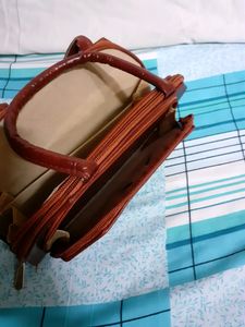 Brown Leather Clutches Women's Purse Girl's Wallet
