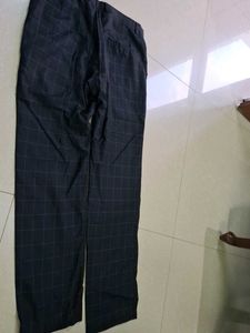 Checked Formal Pants