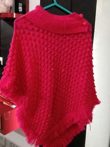 Adorable Hot Pink Poncho