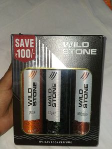 Brand New Wild Stone Perfume { Pack Of 3}
