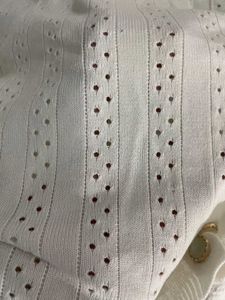 White Button-Up Cardigan Top