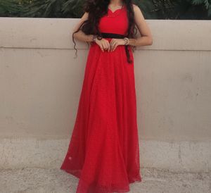 Red Beautiful Gown 🤩