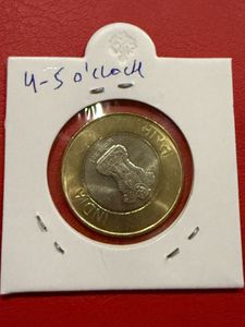 10rs die rotated error bet 4-5 o clock rare