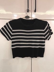 striped crop top