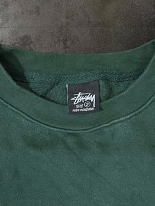 Stussy Green Crewneck Sweatshirt