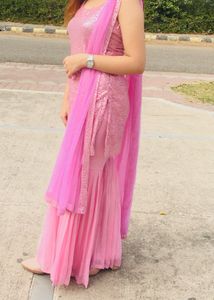 Designer Sequin Sharara Suit