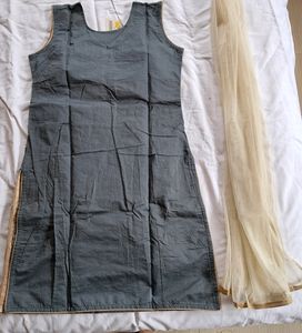 Hand Embroidery Kurti With DUPATTA