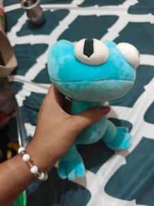 Cute Blue Frog Plush Toy