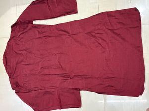 Maroon Kurta Set