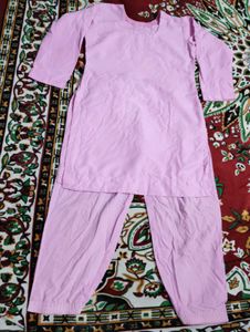 Pink Kurta with Palazzo Set