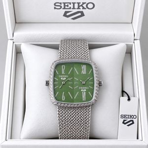 Seiko Square Green Dial Watch