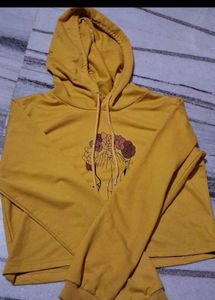Racerback Active Sports Bra and yellow hoodie