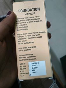 PiiNK Beauty Foundation Makeup SPF 30