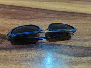 Blue Aviator Sunglasses