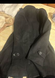 CK Original Stylish Black Men's Overcoat