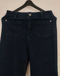Dark Wash Wide Leg Jeans