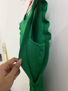 Stylish Green Sleeveless Top