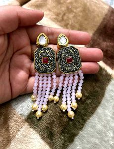 Beaded Necklace &amp; Earring Set