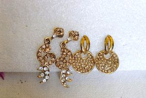 Earrings and Saree Pin