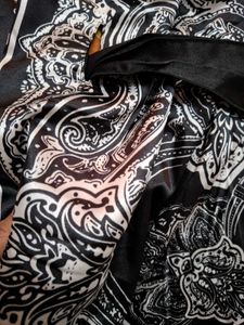 SALE..Classy Black N White Kaftan