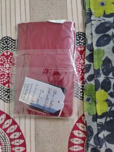 Beautiful Flora Stole + ladies wallet