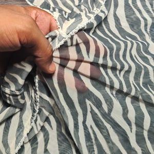 Undiz Sheer Zebra Print Bodysuit