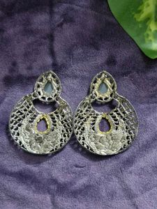 Elegant Oxidized Jhumka Earrings