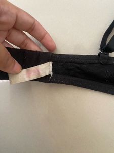 Black Lace Padded Bra