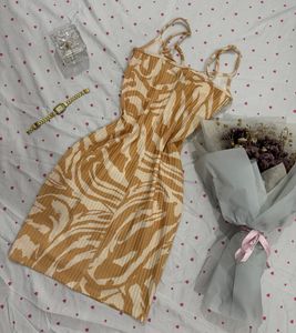 H&amp;M Zebra Print Mini Dress