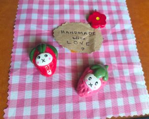 💗 Strawberry Miffy Cottagecore Charms
