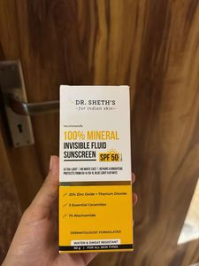 Dr. Sheth's Mineral Invisible Fluid Sunscreen SPF