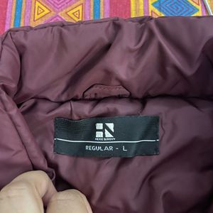 Women's Quilted Maroon Jacket
