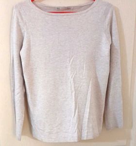 Soft Grey Knit Sweater
