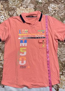 Men's Graphic Print Polo T-Shirt