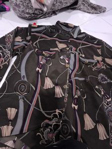 Stylish Printed Tunic Top