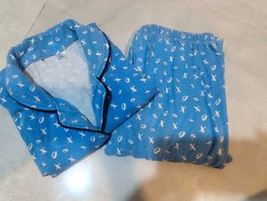 Cute Blue XOXO Pajama Set