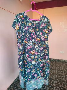 Avaasa XXL Asymmetric Multicolour KURTA