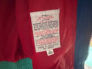 Retro Color Block Windbreaker Jacket