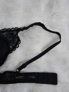 Zudio Black Lace Trim Bra &amp; Brief Set