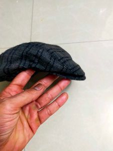 Men's Striped Flat Cap