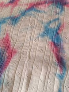 Tie-Dye Cropped Long Sleeve Top
