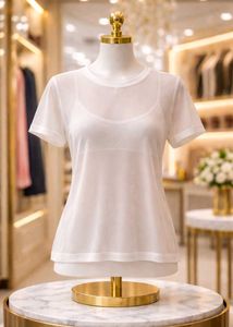 Sheer White Tshirt