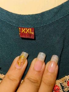 Teal Embroidered Kurta
