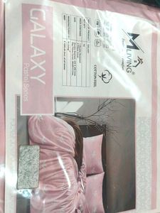 M Living Pink Galaxy Bed Sheet Set