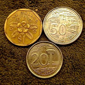 Singapore Coins Set (3 Pcs)