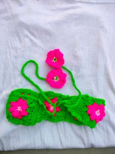 Floral Crochet Headband