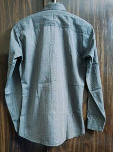 Men's Textured Grey Shirt