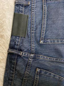 Unisex Blue Wash Denim Jeans