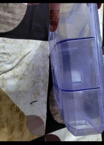 Acrylic Storage Box - Clear Organizer 6 compartmen