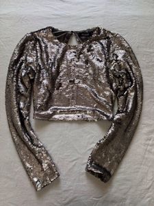 Sparkling Sequin Bolero Jacket